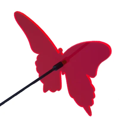 Sonnenfänger Schmetterling in Rot Seitenansicht