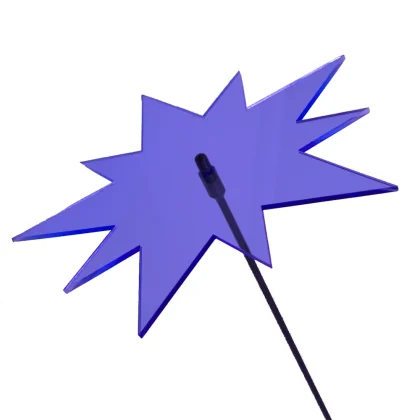 Sonnenfänger Stern in Blau
