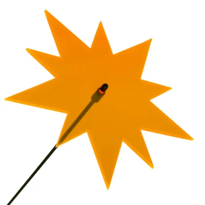 Sonnenfänger Stern in Orange