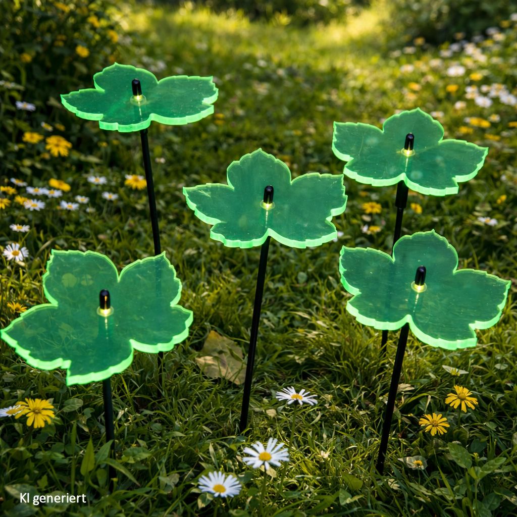 Ahornblatt Sonnenfänger im Sommer