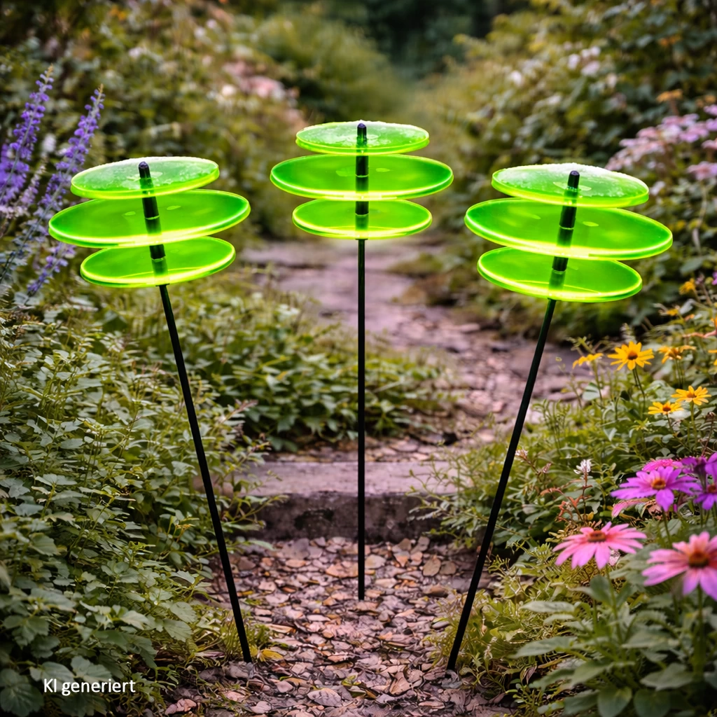 Acrylglas Lichtfänger – Set mit 3 Sonnenfängern im Sommer