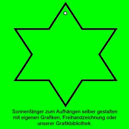 Sonnenfänger zum Aufhängen selber gestalten Maße: 100x100 mm