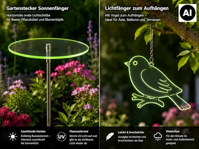 Gartenstecker Sonnenfänger oder Lichtfänger zum Aufhängen?